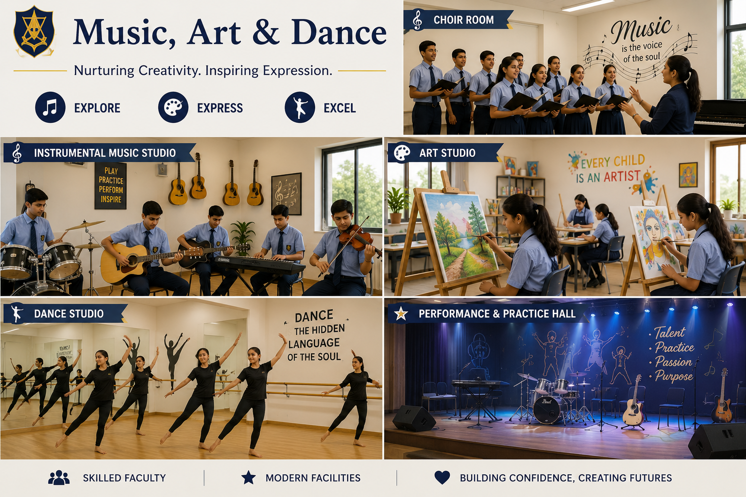 Music, Art & Dance